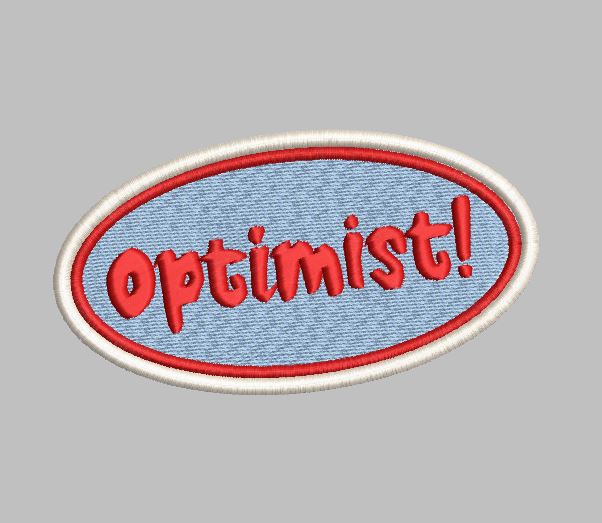 Red Optimist Oval