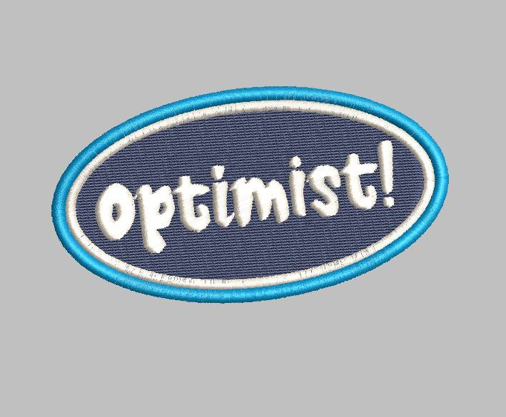 Blue Optimist Oval